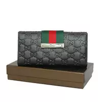 gucci donne portafoglio -68-pression-fleurs-requin-cuir